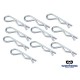 Body-clips Large 1/8 (10)