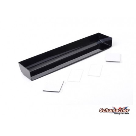 Touring Car Wing + 2 End Plates (Black) (1)