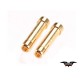 Guld Stik adapter 5 til 4mm (2)