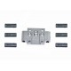 Front bulkhead alu SRX2 set