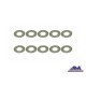 Afstands Skiver 6x8x0.2mm (10)