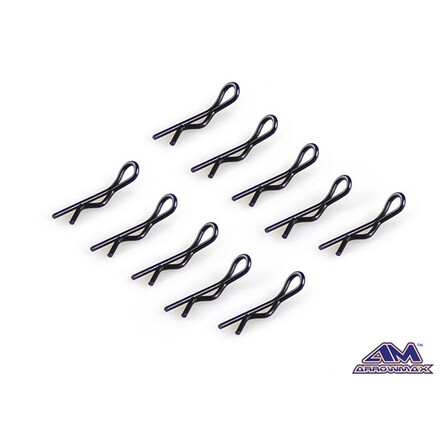 Small Body Clip 1/10  Black (10)