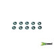 Washer M3 Conical Alu Black (10)