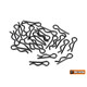 Body Pin 6mm Black (20)