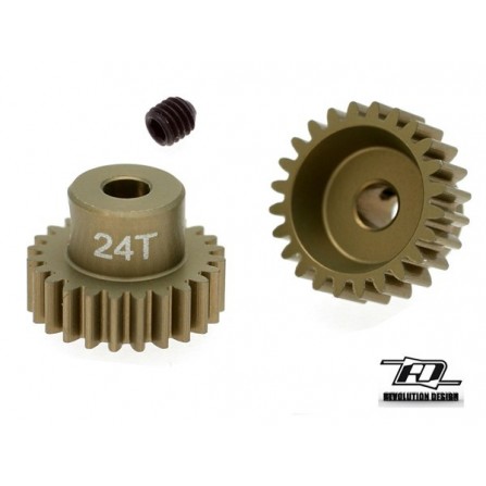 Pinion (Aluminium Hardcoted) 48dpi - 24T